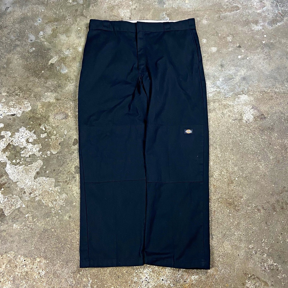 Dickies Double Knee Work Pants Size 40x31 Black Straight Fit Chino Outdoor
